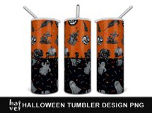 Halloween Tumbler Wrap PNG | Creepy Cute Design Product Image 3