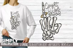 Caught Wed-Handed Sublimation Design | Png | Bride | Wedding Product Image 1