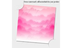 18 fairy ombre magical unicorn cloud digital papers Product Image 4