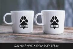 Paw print SVG. Puppy dog paws SVG Product Image 4