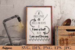 Home - A House Is Made Of Walls and Beams A Home Is Build Product Image 1
