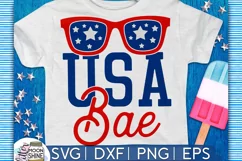 USA Bae SVG DXF PNG EPS Cutting Files Product Image 1