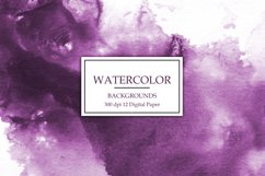 Valentine Watercolor Backgrounds Product Image 1