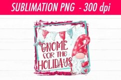 Gnome For Holidays PNG | Christmas Sublimation PNG Product Image 2
