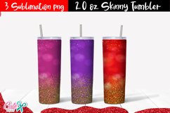 20 oz Skinny Tumbler shinny sublimation designs Product Image 1