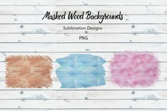 Masked Wood Sublimation Designs Product Image 1