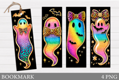Ghost Bookmark Design. Halloween Bookmark Printable Product Image 1