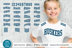Huskers svg, Husker svg, Husker football svg, basketball svg Product Image 1