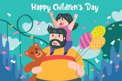 Childrens Day - Vector Illustration Product Image 1