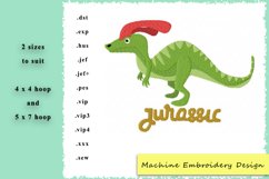 Jurassic Dinosaur Machine Embroidery Design Product Image 1