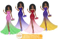 Black Woman Sublimation, Fashion Clipart, Graduation Png Product Image 6