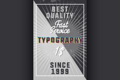Color vintage typography banner Product Image 1