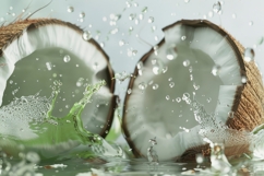 Coconut Water Background Wallpaper Product Image 1