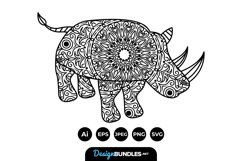 Rhino Mandalas Product Image 1