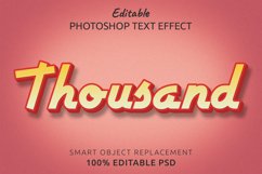 Thousand Editable Photoshop Text Style Effect Product Image 1