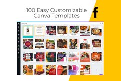 Foody Love Canva Social Media Template Pack Product Image 6