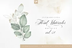 Floral Watercolor Bouquet Vol46 Product Image 1