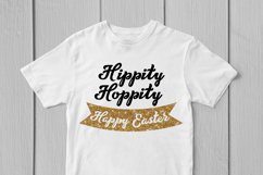 Hippity Hoppity Happy Easter - EasterSVG EPS DXF PNG Files Product Image 3