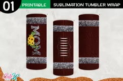 Mom Football 20 Oz. Skinny Tumbler Product Image 2