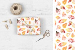 10 Watercolor Autumn Patterns Product Image 5