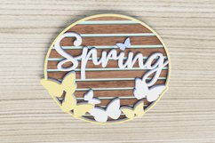 Spring Laser Cut file - Spring Sign Product Image 6