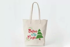 Believe in the Magic SVG File - Christmas SVG Cut File Product Image 8