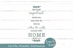 The most important work SVG, png, eps, sublimation printable Product Image 3