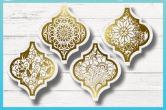 Arabesque Design Tile Mandala Ornament SVG Collection 4&quot;H Product Image 18