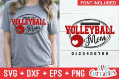 Volleyball SVG | Volleyball Template 0036 | Shirt Design Product Image 1