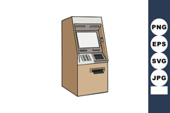 Automated teller machine ATM cash withdrawal banking equipme Product Image 1