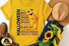 Halloween SVG PNG EPS DXF Halloween Word Art SVG Spooky SVG Product Image 4