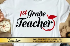 Teacher SVG PNG EPS DXF Files for Cutting and Printing Product Image 1