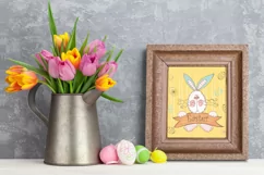 Skinny tumbler Png. Happy Easter Png. Easter sublimation Product Image 6