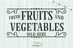 Fruits and Vegetables | Farmers Market SVG Product Image 2