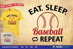 Eat Sleep SVG, Sports Design Print/ Cut Files Product Image 3