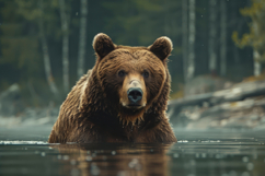 Grizzly Bear Background Wallpaper Product Image 1