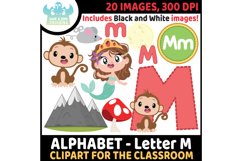 Big Alphabet Letter Clipart Bundle - Lime and Kiwi Designs Product Image 19