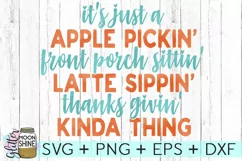 It's Just A Fall Kinda Thing SVG DXF PNG EPS Cutting Files Product Image 1