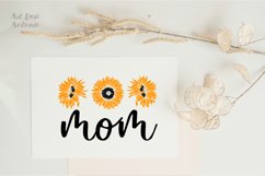Mom svg, Sunflowers svg, Mother svg, Cut file svg, EPS, PNG Product Image 4