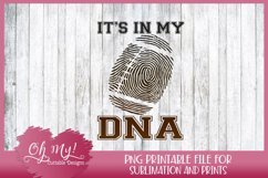 It&#039;s In My DNA Football Sublimation sports t shirt design Product Image 1