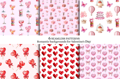 Set of seamless patterns for Valentine&#039;s Day. Product Image 1