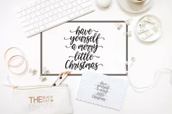 Have yourself a merry little Christmas SVG DXF PNG EPS Product Image 2