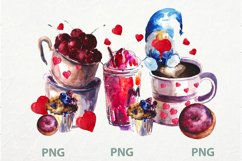 Valentine's Day coffee sublimation, PNG coffee gnomes Product Image 1