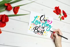 Cute Valentine's Day Overlays I Valentine Word Art Graphics Product Image 4