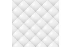 Quilted Pattern Vector. White Soft Neutral Background Product Image 1