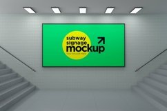Subway Signage Billboard Mockup Product Image 7