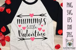 Mummy's little Valentine, Valentine's day SVG Product Image 1