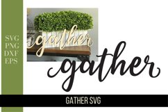 Gather SVG, Glowforge SVG Product Image 1