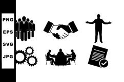 Silhouette Business Teamwork SVG Bundle for Professionals Product Image 1