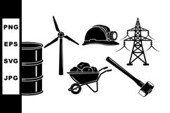 Industrial Vector Tools Clipart Bundle for Crafts Product Image 1